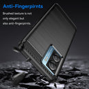 For OPPO A77 5G Brushed Texture Carbon Fiber TPU Phone Case(Black)