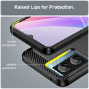 For OPPO A77 5G Brushed Texture Carbon Fiber TPU Phone Case(Black)