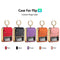 For Samsung Galaxy Z Flip4 5G Colorful Leather + PC Phone Case with Ring(Black)