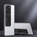 For vivo S15 Frosted Holder Phone Case(Matte White)