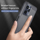 For Realme C35 Brushed Texture Carbon Fiber TPU Phone Case(Grey)