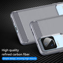 For Xiaomi Poco F4 Brushed Texture Carbon Fiber TPU Phone Case(Grey)