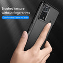 For Xiaomi Poco X4 Pro 5G Brushed Texture Carbon Fiber TPU Phone Case(Black)