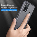 For Xiaomi Poco X4 Pro 5G Brushed Texture Carbon Fiber TPU Phone Case(Grey)