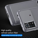 For Xiaomi Poco X4 Pro 5G Brushed Texture Carbon Fiber TPU Phone Case(Grey)