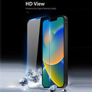 10 PCS DUX DUCIS 0.33mm 9H Medium Alumina Tempered Glass Film For iPhone 14(Black)