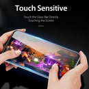 10 PCS DUX DUCIS 0.33mm 9H Medium Alumina Tempered Glass Film For iPhone 14(Black)