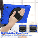 For Amazon Kindle Fire 7 2022 Hard PC Soft Silicone Full Body Tablet Case(Blue)