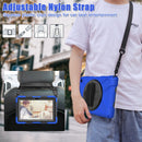 For Amazon Kindle Fire 7 2022 Hard PC Soft Silicone Full Body Tablet Case(Blue)