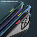 iPAKY Shockproof PC + TPU Protective Phone Case For iPhone 14 Pro(Dark Green)