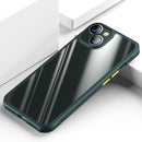 iPAKY Shockproof PC + TPU Protective Phone Case For iPhone 14(Dark Green)