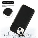 Skin Feel PU + TPU + PC Back Cover Shockproof Case For iPhone 14/13(Black)