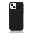 Skin Feel PU + TPU + PC Back Cover Shockproof Case For iPhone 14 Max(Black)