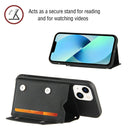 Skin Feel PU + TPU + PC Back Cover Shockproof Case For iPhone 14 Max(Black)
