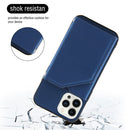 Skin Feel PU + TPU + PC Back Cover Shockproof Case For iPhone 14 Pro Max(Royal Blue)