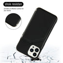 Skin Feel PU + TPU + PC Back Cover Shockproof Case For iPhone 14 Pro Max(Black)
