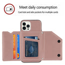 Skin Feel PU + TPU + PC Back Cover Shockproof Case For iPhone 14 Pro Max(Rose Gold)
