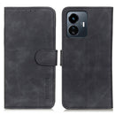 For vivo Y77 5G Global/iQOO U5e KHAZNEH Retro Texture Leather Phone Case(Black)