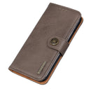 For vivo Y77 5G Global/iQOO U5e KHAZNEH Cowhide Texture Leather Phone Case(Khaki)