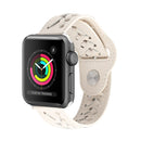 Woven Watch Strap For Apple Watch Series 8&7 41mm / SE 2&6&SE&5&4 40mm / 3&2&1 38mm(White)