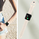 Woven Watch Strap For Apple Watch Series 8&7 41mm / SE 2&6&SE&5&4 40mm / 3&2&1 38mm(White)