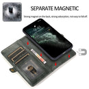 For iPhone 14 Strong Magnetic Detachable Leather Case (Green)