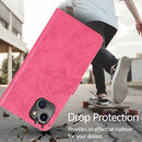 2 in 1 Detachable Leather Case For iPhone 14 Pro Max(Pink)