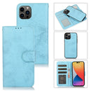 2 in 1 Detachable Leather Case For iPhone 14 Pro Max(Blue)