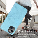 2 in 1 Detachable Leather Case For iPhone 14(Blue)