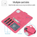 2 in 1 Detachable Leather Case For iPhone 14 Max(Pink)