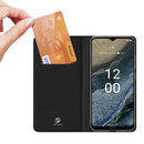 For Nokia G11 Plus DUX DUCIS Skin Pro Series Flip Leather Phone Case(Black)