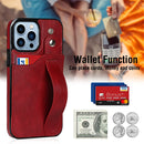 Wrist Strap Holder Phone Case For iPhone 14 Pro(Red)