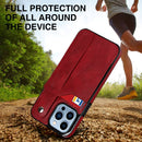 Wrist Strap Holder Phone Case For iPhone 14 Pro(Red)