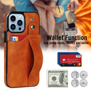 Wrist Strap Holder Phone Case For iPhone 14 Pro(Yellow)