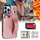Wrist Strap Holder Phone Case For iPhone 14 Pro(Rose Gold)