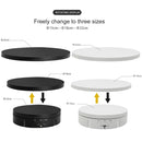 3 in 1 Electric Rotating Display Stand Turntable(White)