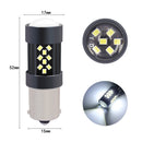 1 Pair 1156 12V 7W Continuous Car LED Fog Light(Ice Blue Light)