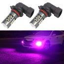 1 Pair 9006 12V 7W Continuous Car LED Fog Light(Purple Light)