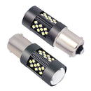 1 Pair 1156 12V 7W Strobe Car LED Fog Light(Lime Light)