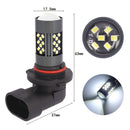 1 Pair 9005 12V 7W Strobe Car LED Fog Light(Red Light)
