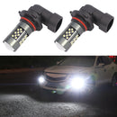 1 Pair 9006 12V 7W Strobe Car LED Fog Light(White Light)