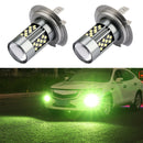 1 Pair H7 12V 7W Strobe Car LED Fog Light(Lime Light)