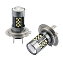 1 Pair H7 12V 7W Strobe Car LED Fog Light(White Light)