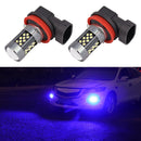 1 Pair H11 12V 7W Strobe Car LED Fog Light(Blue Light)
