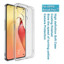 For OPPO Reno8 Pro+ 5G IMAK UX-10 Series Shockproof TPU Phone Case(Transparent)