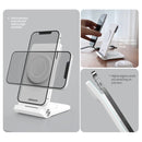 NILLKIN 3-in-1 Magnetic Wireless Charger with Samsung Watch Charger, Plug Type:US Plug(White)