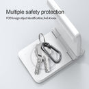 NILLKIN 3-in-1 Magnetic Wireless Charger with Samsung Watch Charger, Plug Type:US Plug(White)