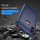 For Lenovo K13 Brushed Texture Carbon Fiber TPU Phone Case(Blue)
