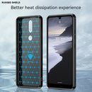 For Nokia 2.4 Brushed Texture Carbon Fiber TPU Phone Case(Black)