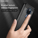 For Nokia 5.4 Brushed Texture Carbon Fiber TPU Phone Case(Black)